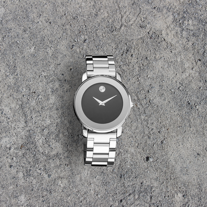 Hera's Elegant Round Dial Quartz Watch
